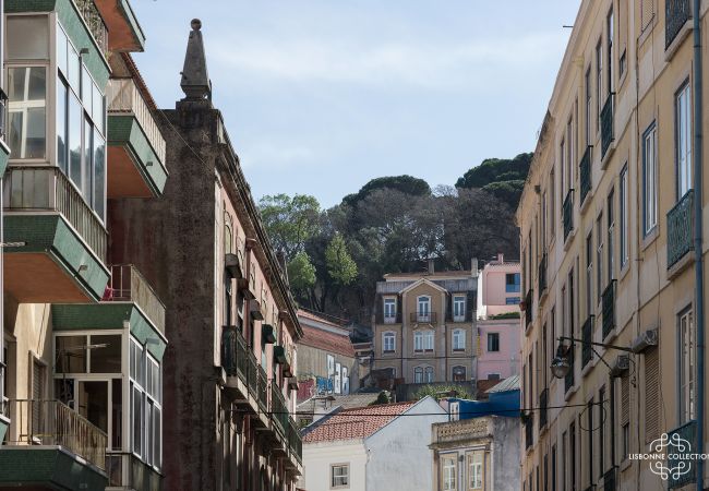 Bairro histórico e emblemático da Graça em Lisboa em Portugal