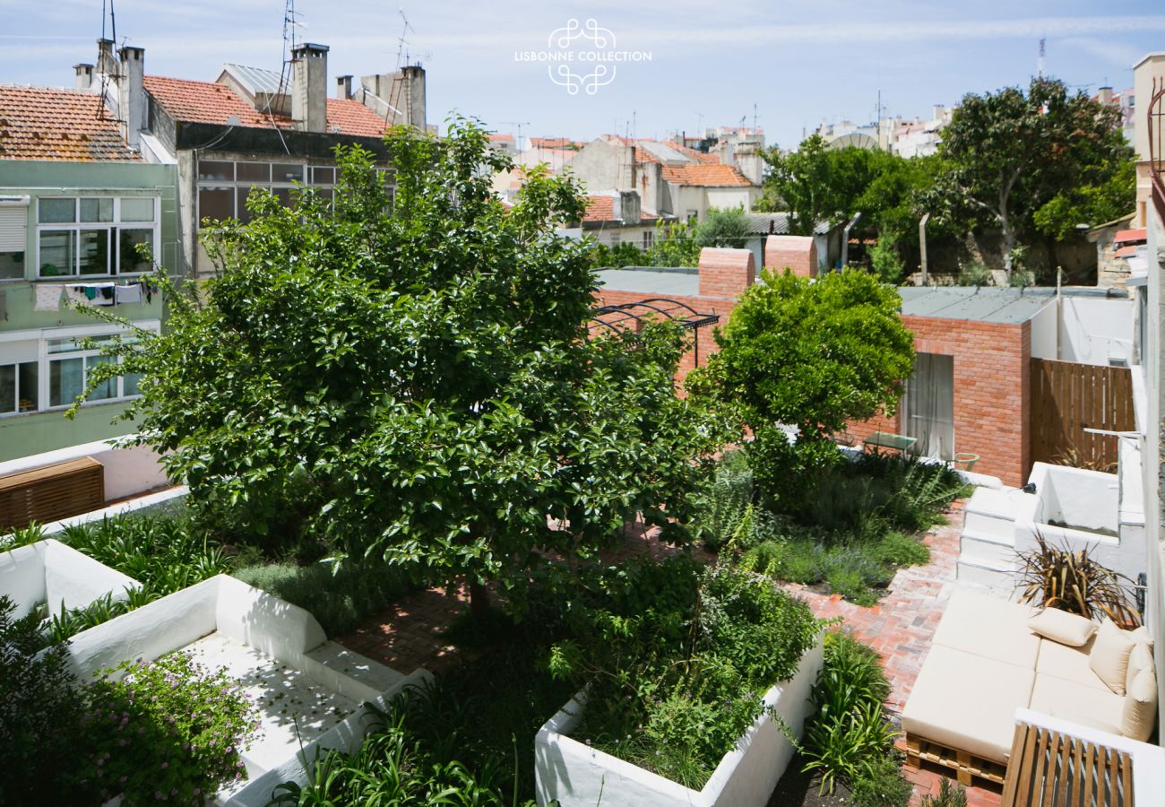 Jardim para alugar no centro histórico de Lisboa